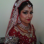 Asian bridal hair and makeup Telford 