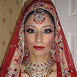 Acne makeup bridal look Wolverhampton