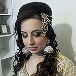 Pre wedding party hair and makeup Bedford